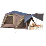 Darrahopens Home & Garden > Bathroom Accessories > Bath Mats & Rugs VEVOR SUV Tent for Camping, 10FT L x 10FT W, Waterproof PU2000mm Spacious Double Layer Design for 5-8 Person, SUV Camping Tent with Shade Awning and Mesh Windows, Includes Rainfly and Storage Bag