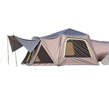 Darrahopens Home & Garden > Bathroom Accessories > Bath Mats & Rugs VEVOR SUV Tent for Camping, 10FT L x 10FT W, Waterproof PU2000mm Spacious Double Layer Design for 5-8 Person, SUV Camping Tent with Shade Awning and Mesh Windows, Includes Rainfly and Storage Bag