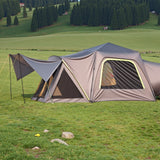 Darrahopens Home & Garden > Bathroom Accessories > Bath Mats & Rugs VEVOR SUV Tent for Camping, 10FT L x 10FT W, Waterproof PU2000mm Spacious Double Layer Design for 5-8 Person, SUV Camping Tent with Shade Awning and Mesh Windows, Includes Rainfly and Storage Bag