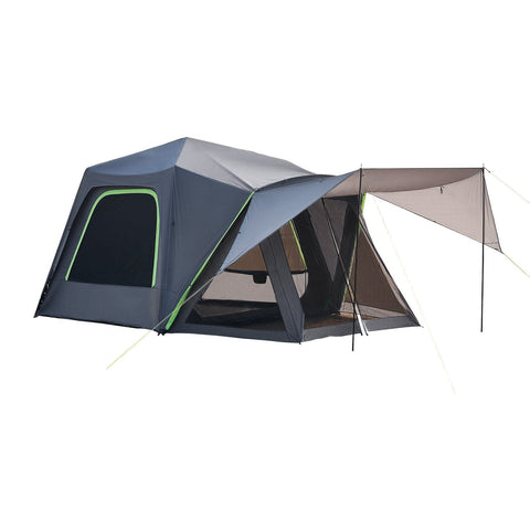 Darrahopens Home & Garden > Bathroom Accessories > Bath Mats & Rugs VEVOR SUV Tent for Camping, 10FT L x 10FT W, Waterproof PU2000mm Spacious Double Layer Design for 5-8 Person, SUV Camping Tent with Shade Awning and Mesh Windows, Includes Rainfly and Storage Bag