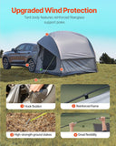 Darrahopens Home & Garden > Bathroom Accessories > Bath Mats & Rugs VEVOR SUV Tent for Camping, 8FT L x 8FT W, Waterproof PU2000mm Spacious Double Layer Design for 5-8 Person, SUV Camping Tent with Mesh Windows, Includes Rainfly & Storage Bag, for Outdoor Activities