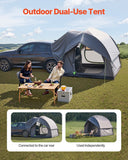 Darrahopens Home & Garden > Bathroom Accessories > Bath Mats & Rugs VEVOR SUV Tent for Camping, 8FT L x 8FT W, Waterproof PU2000mm Spacious Double Layer Design for 5-8 Person, SUV Camping Tent with Mesh Windows, Includes Rainfly & Storage Bag, for Outdoor Activities