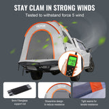 Darrahopens Home & Garden > Bathroom Accessories > Bath Mats & Rugs VEVOR Truck Bed Tent, 5.5'-6' Pickup Truck Tent with Rain Layer and Carry Bag, Waterproof PU2000mm Double Layer Truck Tent for Camping, Accommodate 2-3 Person, for Camping Traveling Outdoor Activities