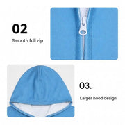 Darrahopens Home & Garden > Bathroom Accessories > Bath Towels & Robes 2 pack Quick Dry Microfiber Surf Poncho Towel（Style 2）-  Hooded Changing Robe with Zipper - Lightweight Beach Wrap for Swimming Travel In Australia - Darrahopens