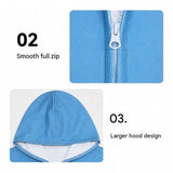 Darrahopens Home & Garden > Bathroom Accessories > Bath Towels & Robes 2 pack Quick Dry Microfiber Surf Poncho Towel（Style 2）-  Hooded Changing Robe with Zipper - Lightweight Beach Wrap for Swimming Travel In Australia - Darrahopens