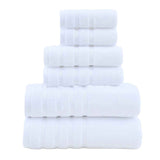 Darrahopens Home & Garden > Bathroom Accessories > Bath Towels & Robes 6-Piece White Towel Set