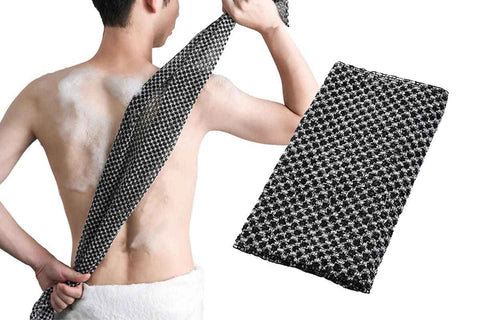 Darrahopens Home & Garden > Bathroom Accessories > Bath Towels & Robes Back Scrubber for Shower Exfoliating Body Scrubber Bath Towel Shower Back Washer Scrub Wash Cloth Exfoliating Washcloth Towel for Men Women