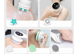 Darrahopens Home & Garden > Bathroom Accessories > Bath Towels & Robes Electric Back Scrubber Body Brush Exfoliating Bath Brush for Shower - Green