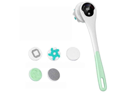 Darrahopens Home & Garden > Bathroom Accessories > Bath Towels & Robes Electric Back Scrubber Body Brush Exfoliating Bath Brush for Shower - Green