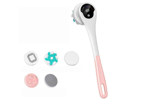 Darrahopens Home & Garden > Bathroom Accessories > Bath Towels & Robes Electric Back Scrubber Body Brush Exfoliating Bath Brush for Shower - Pink