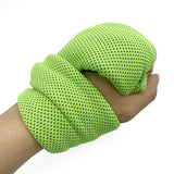Darrahopens Home & Garden > Bathroom Accessories > Bath Towels & Robes Green 4-Piece Portable Cooling Towel Set - Quick-Dry Ice-Cool Towel for Sports, Travel, and Heat Relief