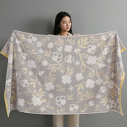 Darrahopens Home & Garden > Bathroom Accessories > Bath Towels & Robes Grey Balloon Deluxe Extra Large Pure Cotton Beach & Bath Towel | Highly Absorbent, Thick 70 x 140 cm | Fun Cartoon Design
