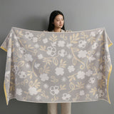 Darrahopens Home & Garden > Bathroom Accessories > Bath Towels & Robes Grey Balloon Deluxe Extra Large Pure Cotton Beach & Bath Towel | Highly Absorbent, Thick 70 x 140 cm | Fun Cartoon Design