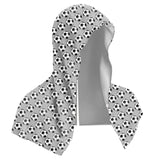 Darrahopens Home & Garden > Bathroom Accessories > Bath Towels & Robes Grey football Instant Cooling Hooded Towel U-Shaped Sun Protection Quick Dry Scarf with Carabiner Pouch for Local Outdoor Sports and Gym Workouts