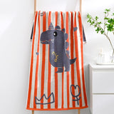 Darrahopens Home & Garden > Bathroom Accessories > Bath Towels & Robes Orange Balloon Deluxe Extra Large Pure Cotton Beach & Bath Towel | Highly Absorbent, Thick 70 x 140 cm | Fun Cartoon Design