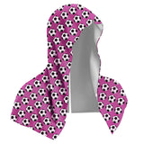 Darrahopens Home & Garden > Bathroom Accessories > Bath Towels & Robes Rose red football Instant Cooling Hooded Towel U-Shaped Sun Protection Quick Dry Scarf with Carabiner Pouch for Local Outdoor Sports and Gym Workouts