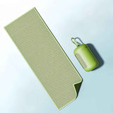 Darrahopens Home & Garden > Bathroom Accessories > Bath Towels & Robes Tender green Cooling Towel with Silicone Case - Quick Dry Ice Towel for Sports, Gym, Running, Hiking, Breathable Microfiber Fabric with Instant Cooling Effect, Portable Lightweight Design