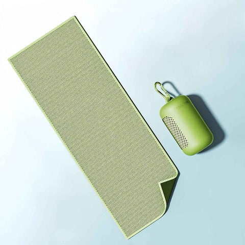 Darrahopens Home & Garden > Bathroom Accessories > Bath Towels & Robes Tender green Cooling Towel with Silicone Case - Quick Dry Ice Towel for Sports, Gym, Running, Hiking, Breathable Microfiber Fabric with Instant Cooling Effect, Portable Lightweight Design