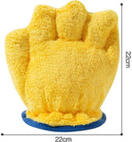 Darrahopens Home & Garden > Bathroom Accessories > Bath Towels & Robes Towels - Unisex Quick-Dry Hair Drying Towel - New Quick-Drying Bath Towel - Absorbent and Quick-Drying Coral Fleece Towel - Suitable for Wet, Long and Thick Hair - - Glove Design - Yellow