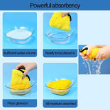 Darrahopens Home & Garden > Bathroom Accessories > Bath Towels & Robes Towels - Unisex Quick-Dry Hair Drying Towel - New Quick-Drying Bath Towel - Absorbent and Quick-Drying Coral Fleece Towel - Suitable for Wet, Long and Thick Hair - - Glove Design - Yellow
