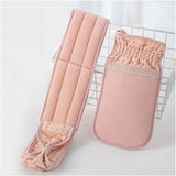 Darrahopens Home & Garden > Bathroom Accessories > Bath Towels & Robes Two-Piece Bath Towel Set – Back Cleanser for Deep Skin Cleansing – Scrub Washcloth for Shower – Suitable for Men and Women (Pink)