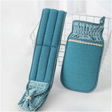 Darrahopens Home & Garden > Bathroom Accessories > Bath Towels & Robes Two-Piece Bath Towel Set – Deep Cleansing Back Towel – Scrub Washcloth for Shower – Suitable for Men and Women (Blue)