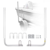 Darrahopens Home & Garden > Bathroom Accessories > Bath Towels & Robes VEVOR Boat Trailer Guide, 1016mm Adjustable Design Trailer Guide Poles, 2PCS High-Hardness Steel Trailer Guide-Ons, Trailer Guides with PVC Pipe Posts, for Ski Boat, Fishing Boat or Sailboat Trailer