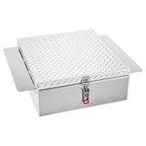 Darrahopens Home & Garden > Bathroom Accessories > Bath Towels & Robes VEVOR Truck Bed Tool Box, Heavy Duty Aluminum Tool Box with Diamond Plate, Storage Toolbox Chest Organizer Supports up to 100 kg, Ideal for Pickup, Truck Bed, RV, Trailer, 770 x 610 x 230 mm, Silver