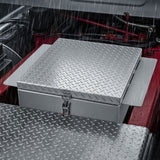 Darrahopens Home & Garden > Bathroom Accessories > Bath Towels & Robes VEVOR Truck Bed Tool Box, Heavy Duty Aluminum Tool Box with Diamond Plate, Storage Toolbox Chest Organizer Supports up to 100 kg, Ideal for Pickup, Truck Bed, RV, Trailer, 770 x 610 x 230 mm, Silver