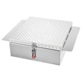 Darrahopens Home & Garden > Bathroom Accessories > Bath Towels & Robes VEVOR Truck Bed Tool Box, Heavy Duty Aluminum Tool Box with Diamond Plate, Storage Toolbox Chest Organizer Supports up to 100 kg, Ideal for Pickup, Truck Bed, RV, Trailer, 770 x 610 x 230 mm, Silver