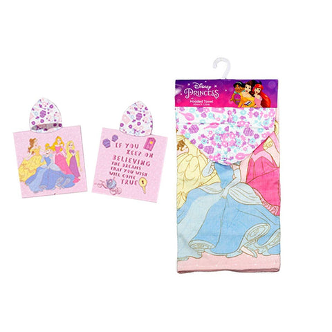 Darrahopens Home & Garden > Bathroom Accessories Caprice Disney Princess Cotton Hooded Licensed Towel 60 x 120 cm