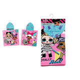 Darrahopens Home & Garden > Bathroom Accessories Caprice LOL Surprise Cotton Hooded Licensed Towel 60 x 120 cm