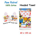 Darrahopens Home & Garden > Bathroom Accessories Caprice Paw Patrol Cotton Hooded Licensed Towel 60 x 120 cm