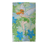 Darrahopens Home & Garden > Bathroom Accessories Disney Kids Licensed Tinkerbell Green Beach Towel