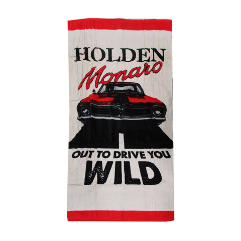 Darrahopens Home & Garden > Bathroom Accessories Holden Monaro Cars Printed 100% Cotton Beach Towel 75 x 150 cm