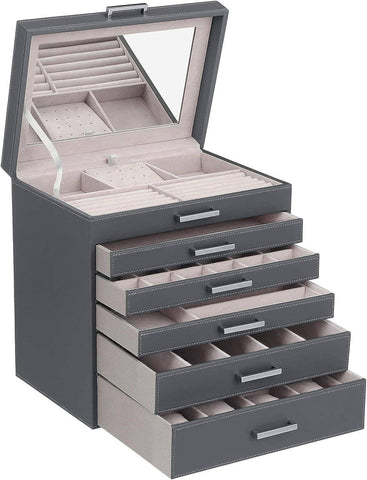 Darrahopens Home & Garden > Bathroom Accessories Jewellery Box 6 Layer 5 Drawer