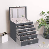 Darrahopens Home & Garden > Bathroom Accessories Jewellery Box 6 Layer 5 Drawer