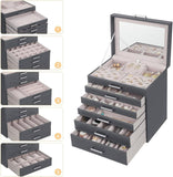 Darrahopens Home & Garden > Bathroom Accessories Jewellery Box 6 Layer 5 Drawer