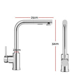Darrahopens Home & Garden > Bathroom Accessories Kitchen Mixer Tap Pull Out Rectangle 2 Mode Sink Basin Faucet Swivel WELS Chrome