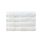 Darrahopens Home & Garden > Bathroom Accessories Linenland Bath Towel 4 Piece Cotton Hand Towels Set - White