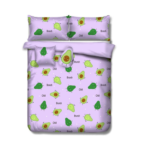 Darrahopens Home & Garden > Bathroom Accessories Ramesses Purple Avocado Kids Advventure 5 Pcs Comforter Set King