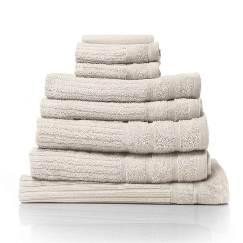darrahopens Home & Garden > Bathroom Accessories Royal Comfort Eden Egyptian Cotton 600GSM 8 Piece Luxury Bath Towels Set - Beige