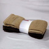 Darrahopens Home & Garden > Bathroom Accessories Set of 4 Budget Cotton Hand Towels 42 x 67 cm Chocolate Latte