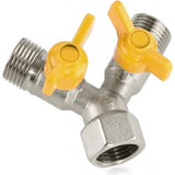Darrahopens Home & Garden > Bathroom Accessories > Shower Accessories 1/2" Switch Valve, Y-Shaped Three-Way Valve With Shut-Off Valve, Shower Head, Shower Arm, Washing Machine Spout
