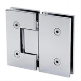 Darrahopens Home & Garden > Bathroom Accessories > Shower Accessories 180° Stainless steel Glass-to-Glass Shower Door Hinge in Chrome