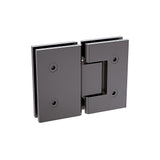 Darrahopens Home & Garden > Bathroom Accessories > Shower Accessories 180° Stainless steel Glass-to-Glass Shower Door Hinge in Gunmetal