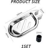 Darrahopens Home & Garden > Bathroom Accessories > Shower Accessories 1pc shower rod soap holder, shower rod soap shelf, shower shelf, bathroom soap dish, shower soap dish, bathroom draining soap shelf