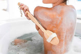 Darrahopens Home & Garden > Bathroom Accessories > Shower Accessories 2 Pieces Long Handle Back Shower Brush with Detachable Hand Strap