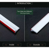 Darrahopens Home & Garden > Bathroom Accessories > Shower Accessories 2M/78In Silicone Shower Threshold Water Barrier, Wet ROom Floor Water Barrier, Bathroom Water DAm, Shower Sealing