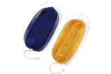 Darrahopens Home & Garden > Bathroom Accessories > Shower Accessories 2PCS African Net Sponge Body Scrubber for Exfoliating and Bathing - Blue & Yellow